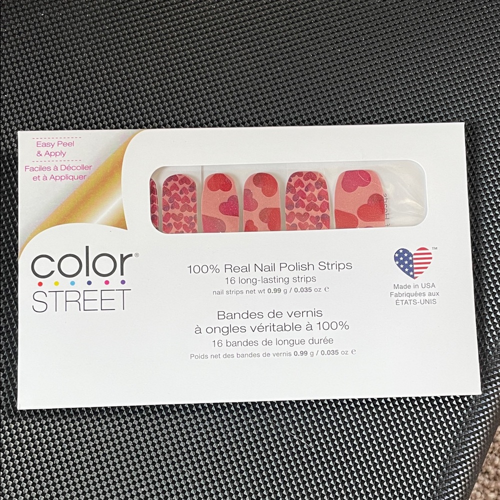 Color Street Heart Design Nail Strips